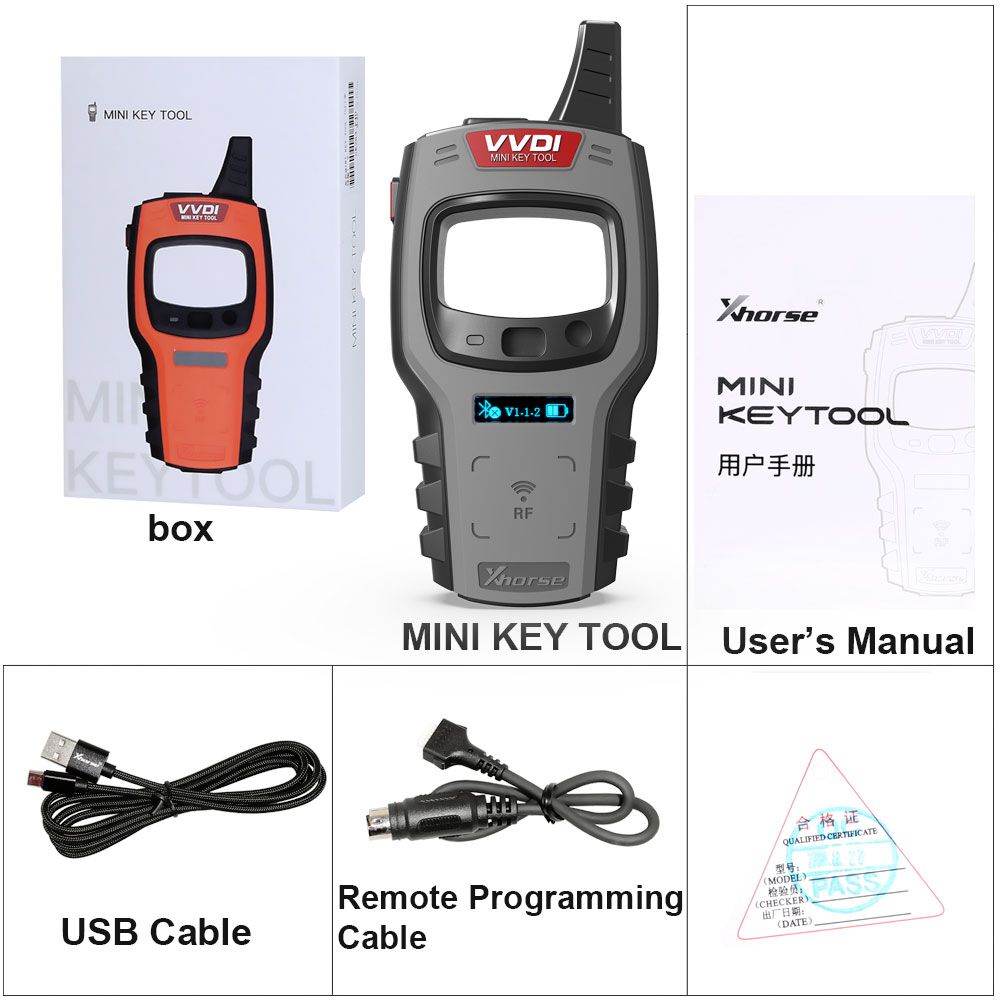 2023 Newest Xhorse VVDI XDKTMGEN MINI Key Tool Global Version Without Copy 48 Transponder (96 bit)  Function and Token