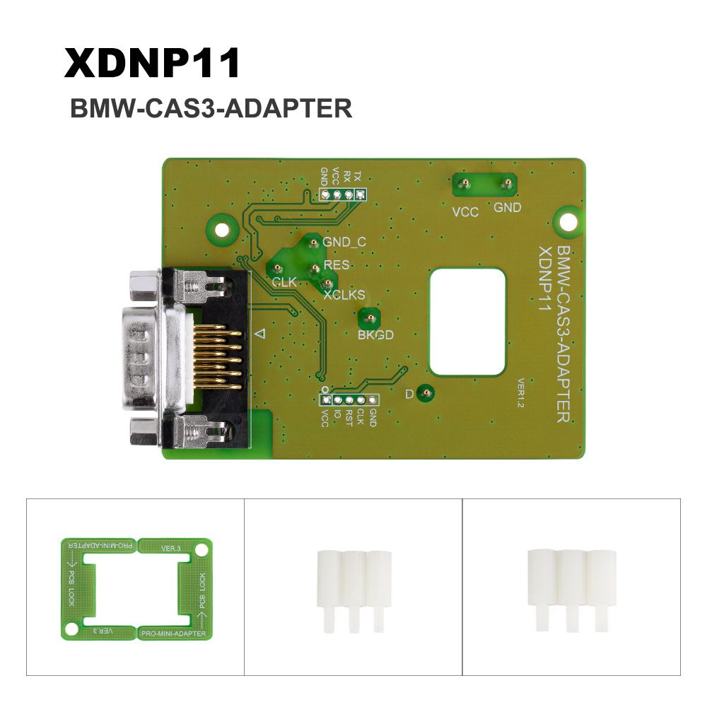 Xhorse XDNPP1 Solder-Free Adapters for BMW 5pcs Work with VVDI Prog/ MINI PROG and KEY TOOL PLUS