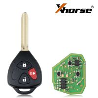  Xhorse XKTO04EN Wire Universal Remote Key Toyota Style 3 Buttons for VVDI VVDI2 Key Tool 5pcs/lot