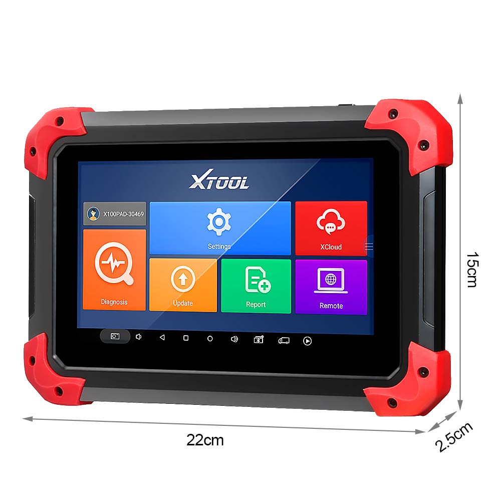 XTOOL X-100 PAD Tablet Key Programmer with EEPROM Adapter Support Special Functions