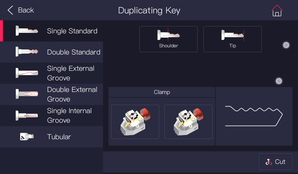 Alpha Automatic Key Cutting Machine