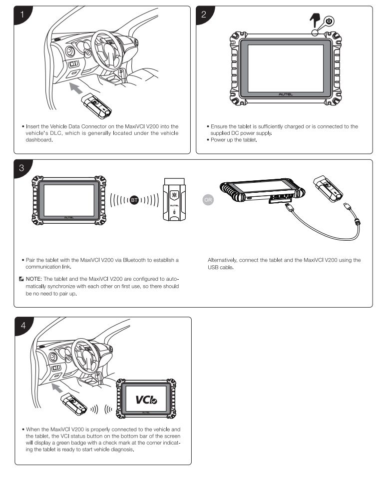  How to Use Autel MaxiVCI VCI 200