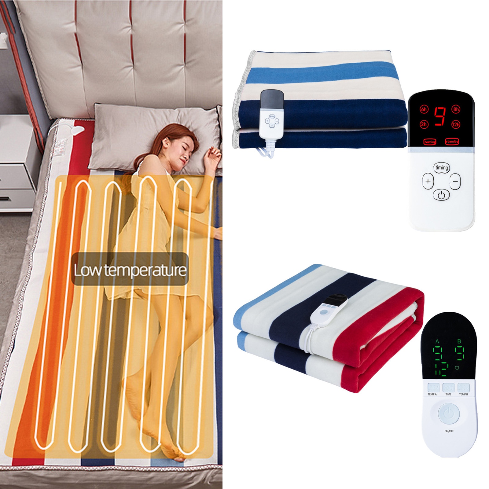 Electric Blanket 220v 110v Thicker Heater