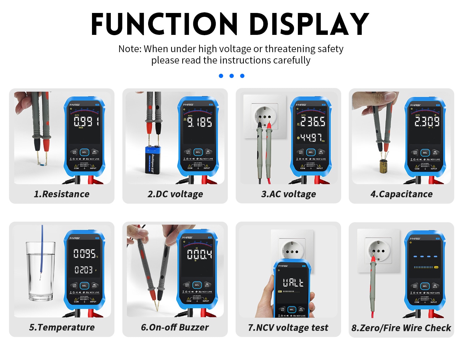 FNIRSI S1 Smart Digital Multimeter