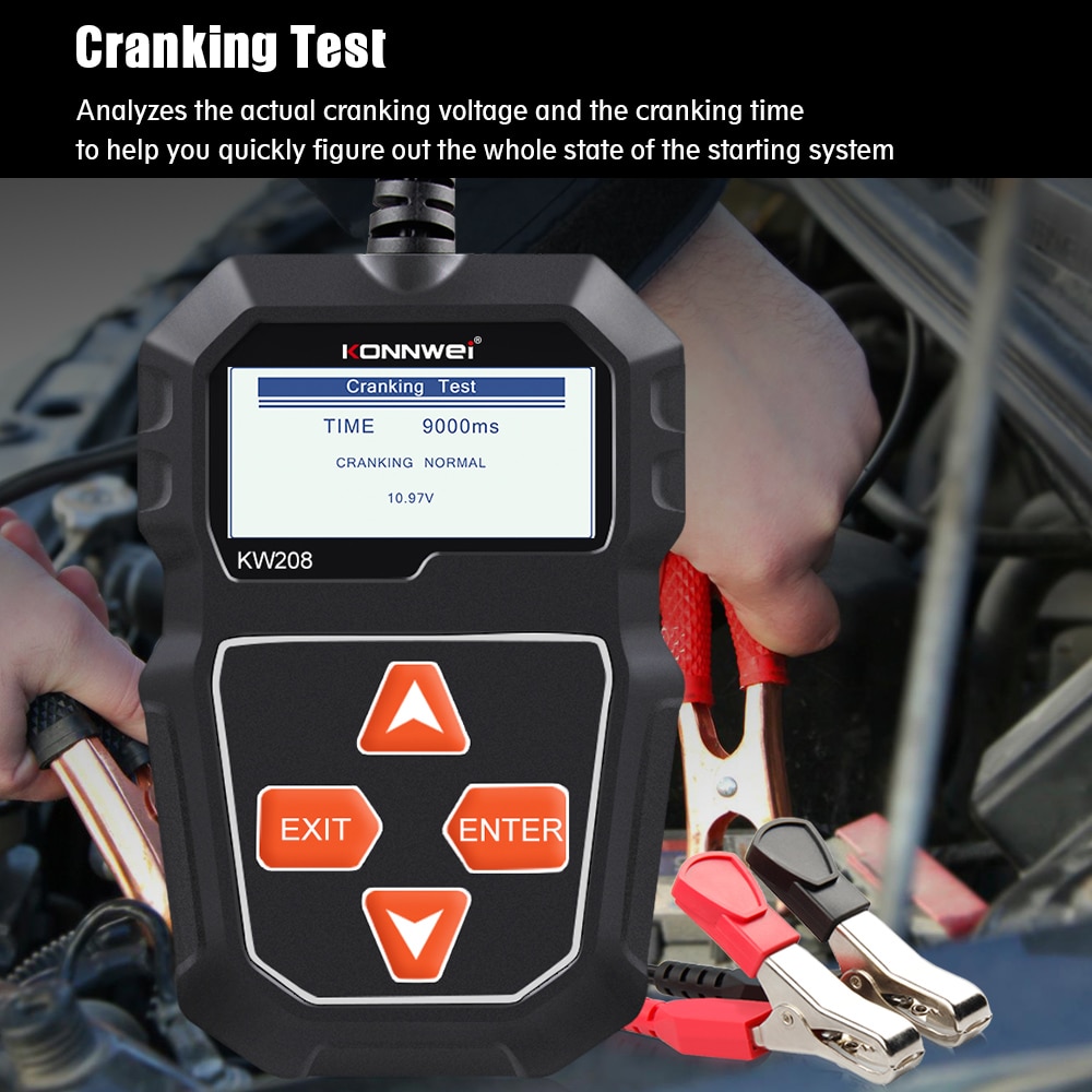 KONNWEI KW208 Car Battery Tester