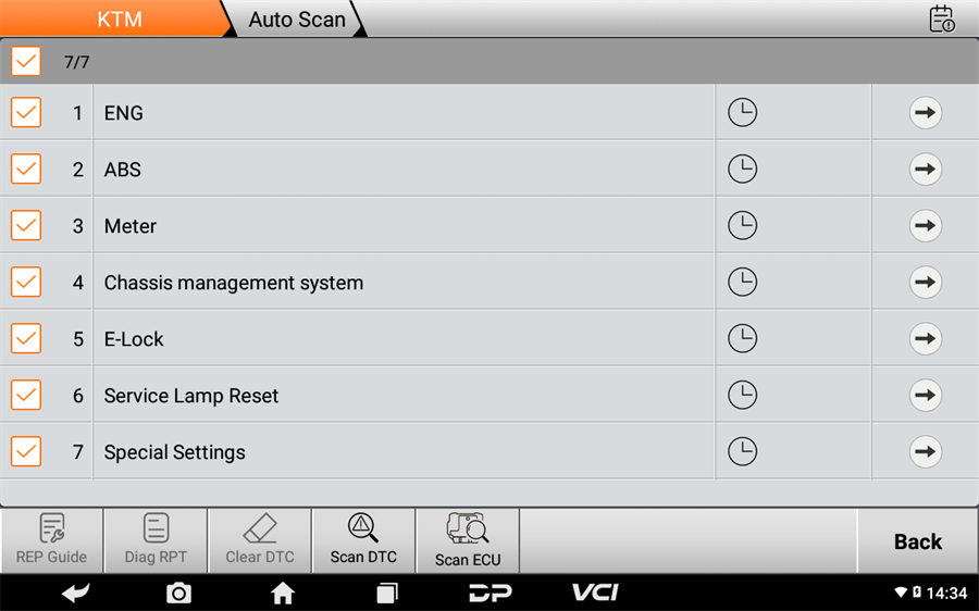 OBDSTAR MOTOMASTER Motorcycle Scanner