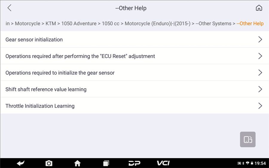 OBDSTAR MOTOMASTER Motorcycle Scanner