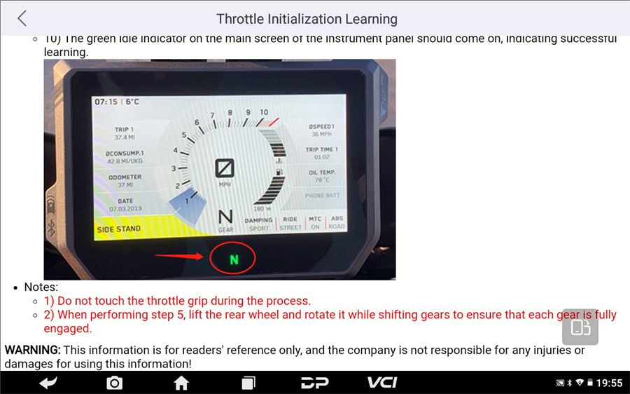 OBDSTAR MOTOMASTER Motorcycle Scanner