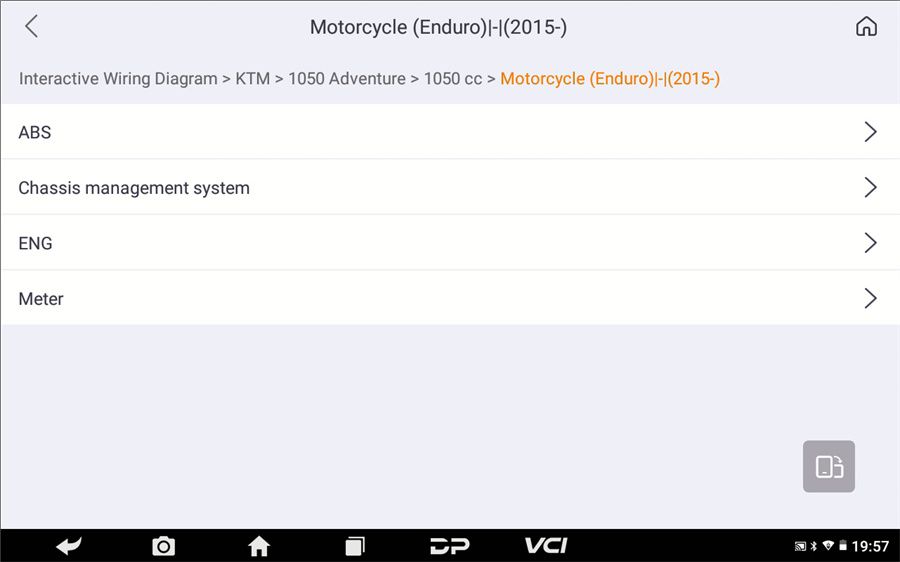 OBDSTAR MOTOMASTER Motorcycle Scanner