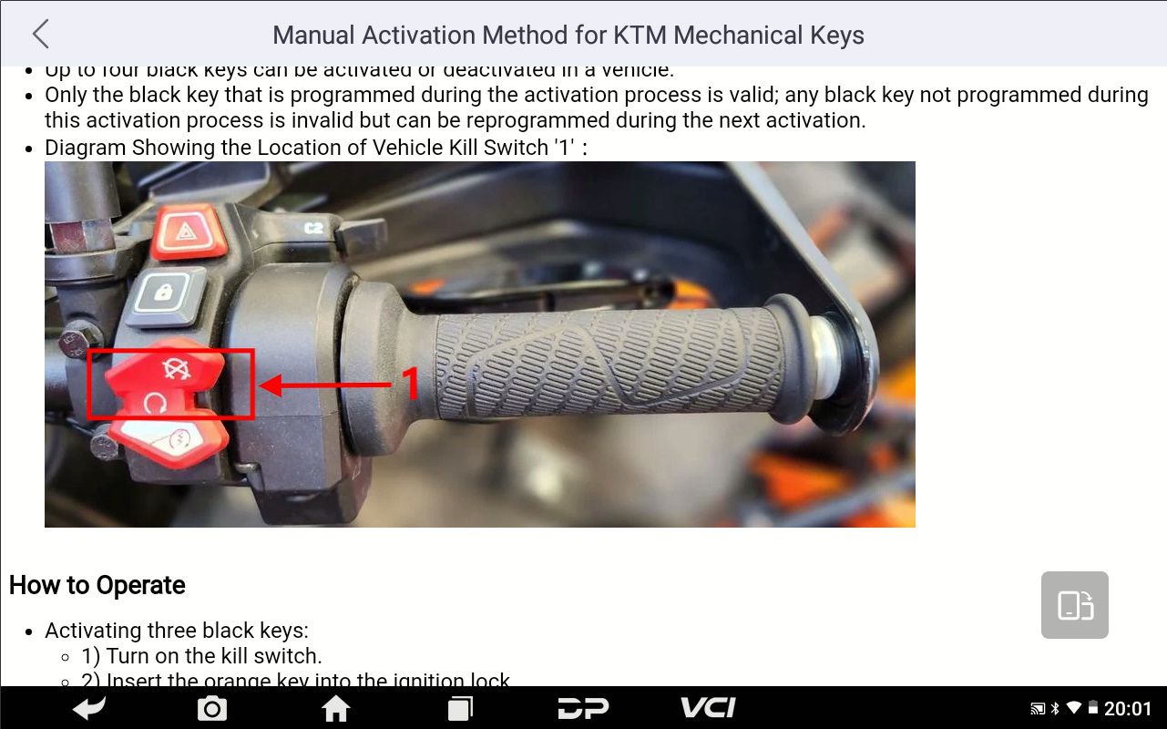 OBDSTAR MOTOMASTER Motorcycle Scanner