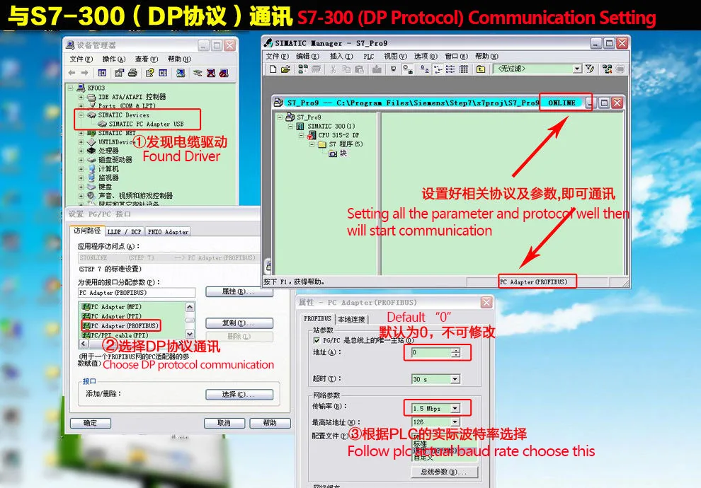 USB-MPI 6ES7 972-0CB20-0XA0 