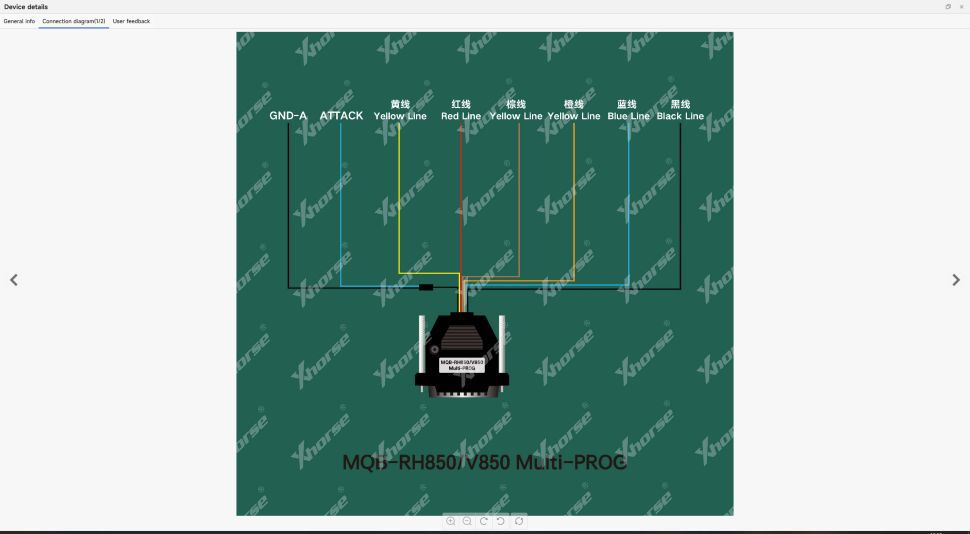 Xhorse XDMPR8GL MQB-RH850/V850 Adapter for Xhorse Multi Prog Pro-level Programmer