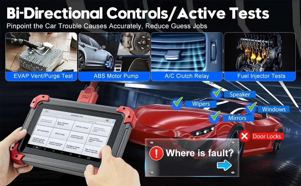 XTOOL D7 Bi-directional Control Automotive Scanner