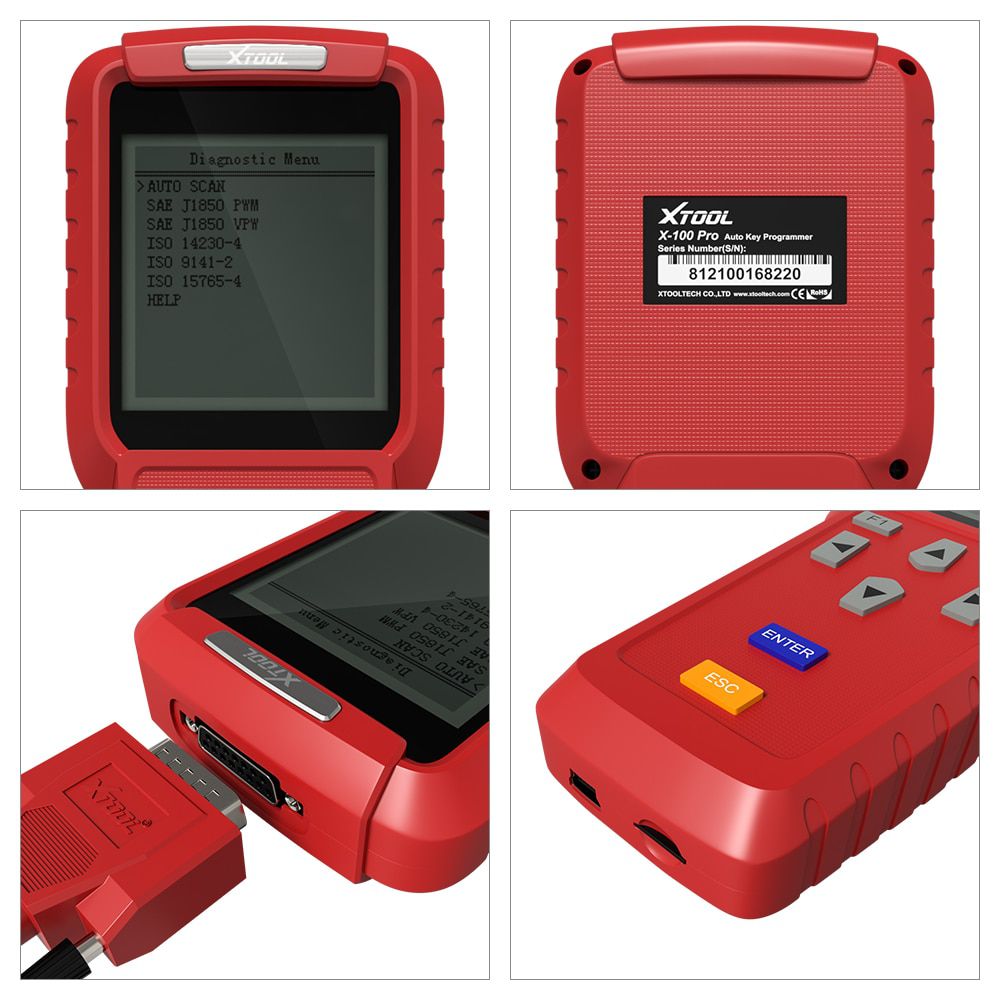 XTOOL X100 Pro Key Programmer and Mileage adjustment Odomete