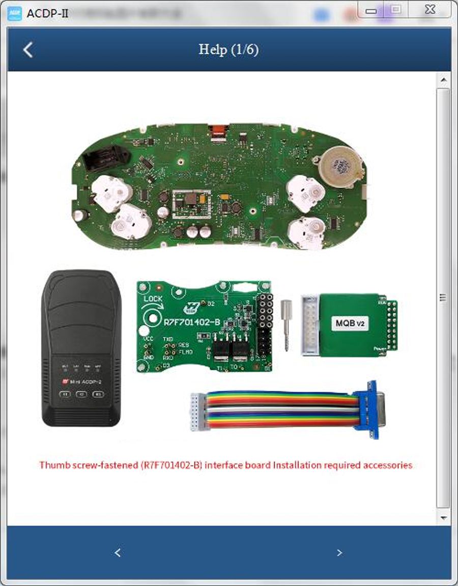 Yanhua ACDP R7F701402-B Interface Board for VW Polo Dashboard Work with Module 34