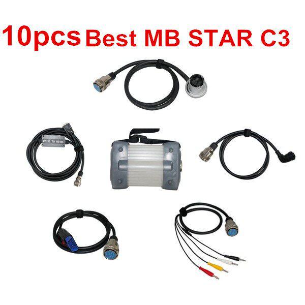 10PCS Best Quality MB Star C3 Pro for Benz Trucks & Cars Update to 2014.09