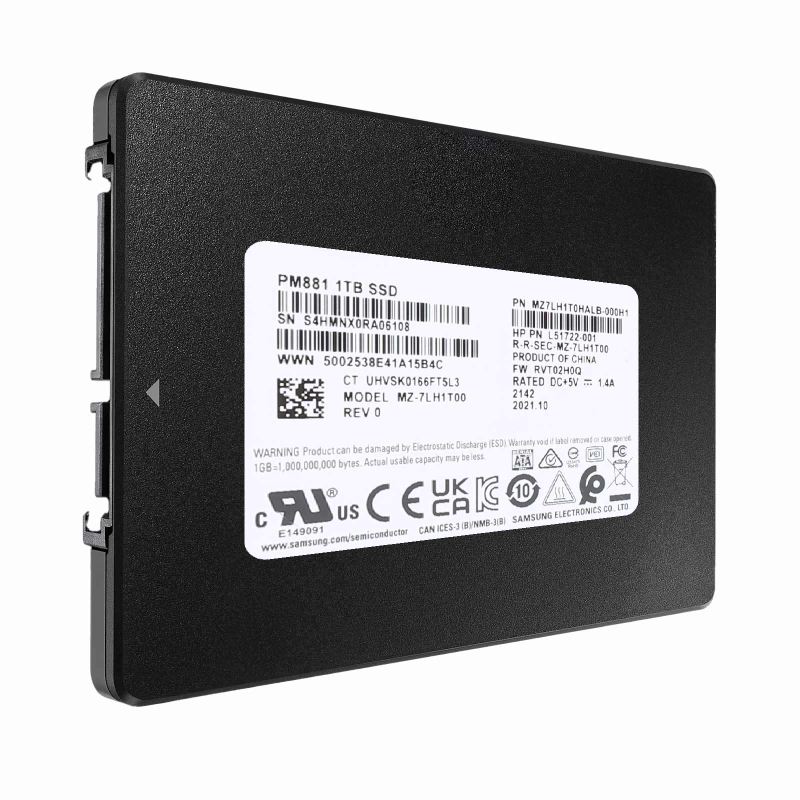 Samsung 1T SSD without software with faster write and read speed