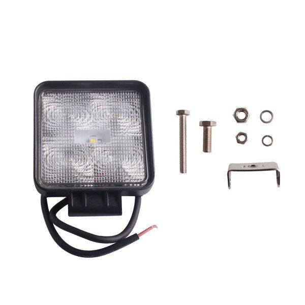 2pcs 15W 12V 24V flood LED Work Light OffRoad Flood Jeep Boat Truck IP67