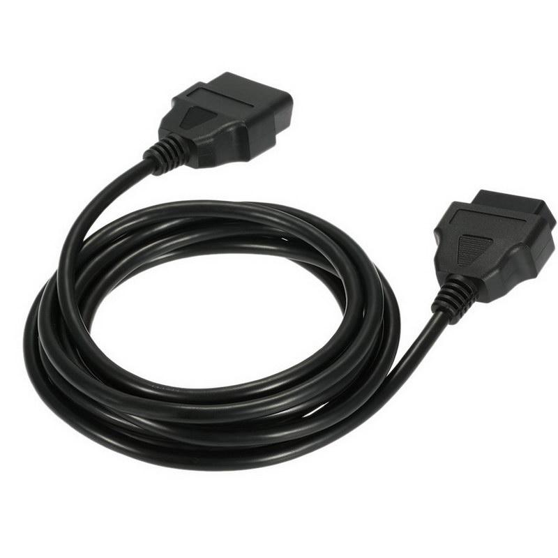 OBD-II OBD2 16pin Male to Female Diagnostic Extension Cable 1.2M