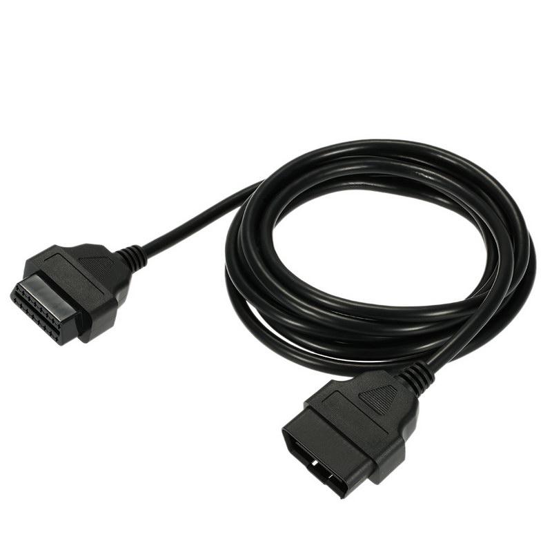 OBD-II OBD2 16pin Male to Female Diagnostic Extension Cable 1.2M