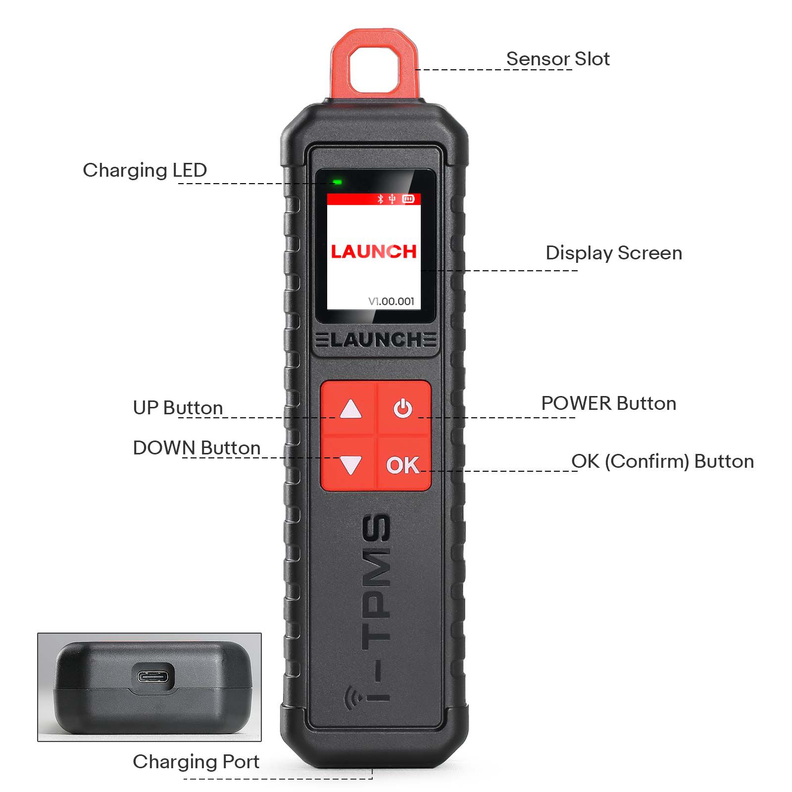 Buy 50pcs Launch LTR-03 RF Sensor 315MHz & 433MHz TPMS Sensor Tool Metal & Rubber Get one Free Launch i-TPMS Handheld TPMS Service Tool