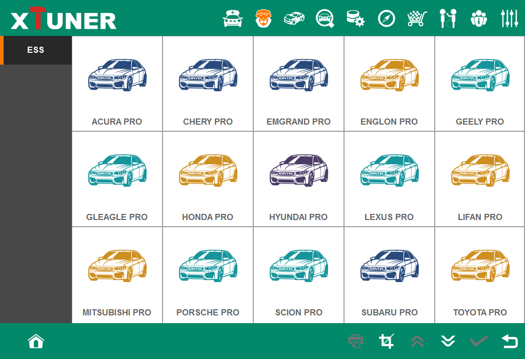 New XTUNER E3 WINDOWS 10 Wireless OBDII Diagnostic Tool