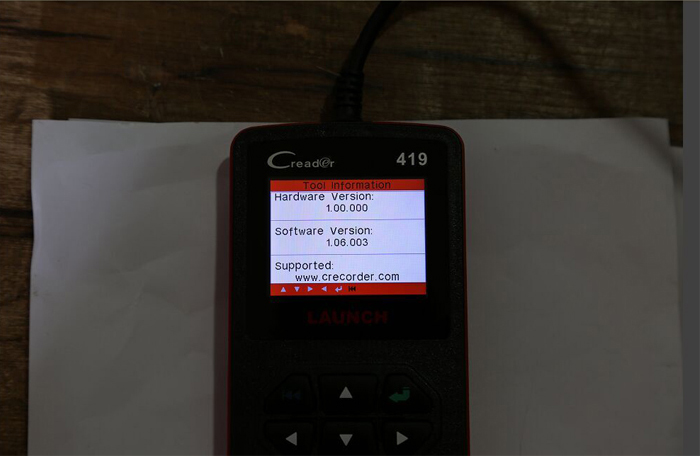 Launch CReader 419 DIY Scanner