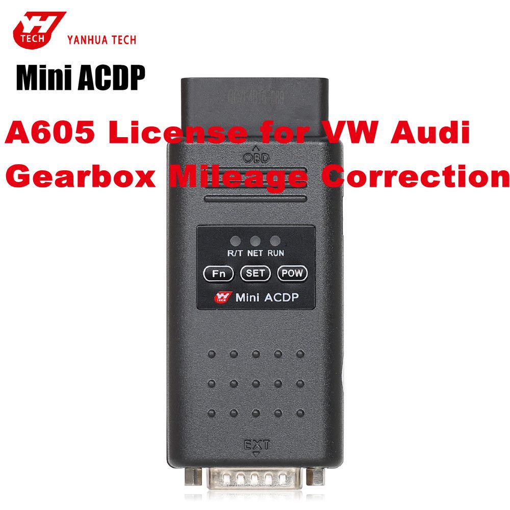 A605 License for VW Audi Gearbox Mileage Correction Working with Yanhua Mini ACDP Module13/21