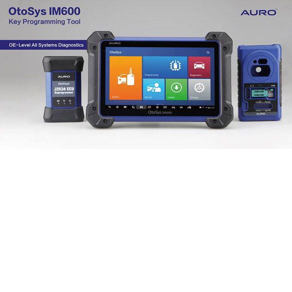 Auro OtoSys IM600 Diagnostic Key Programming and ECU Coding Tool Update Online Same as Autel MX808IM