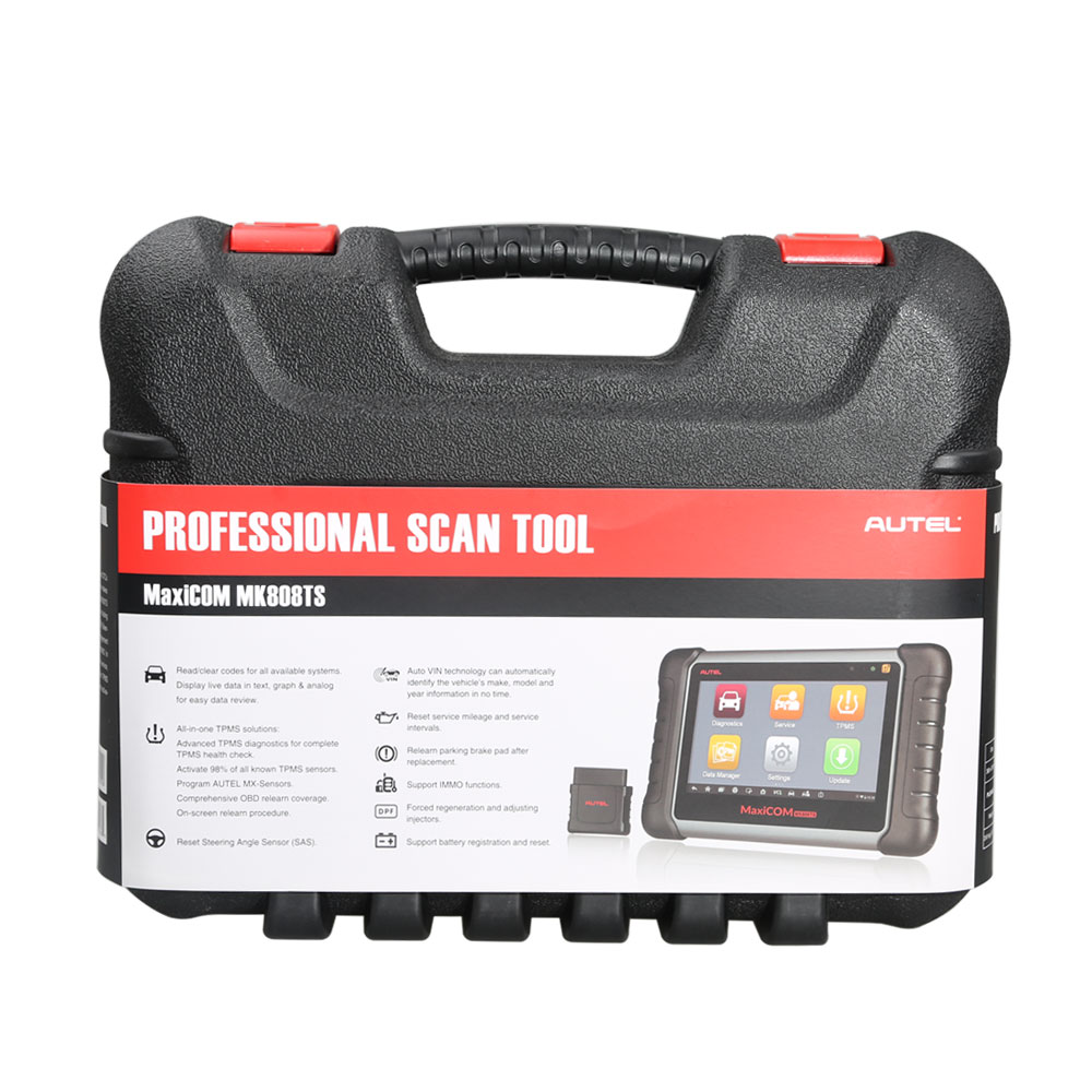 Autel MaxiCOM MK808TS MK808Z-TS Auto TPMS Relearn Tool Universal Tire Sensor Activation Pressure Monitor Reset Scanner