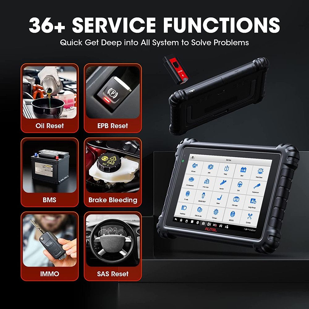 2023 Newest Autel MaxiCOM MK906 PRO Scanner Upgraded of MS906 Pro/MK906BT Diagnostic Tool with Advanced ECU Coding