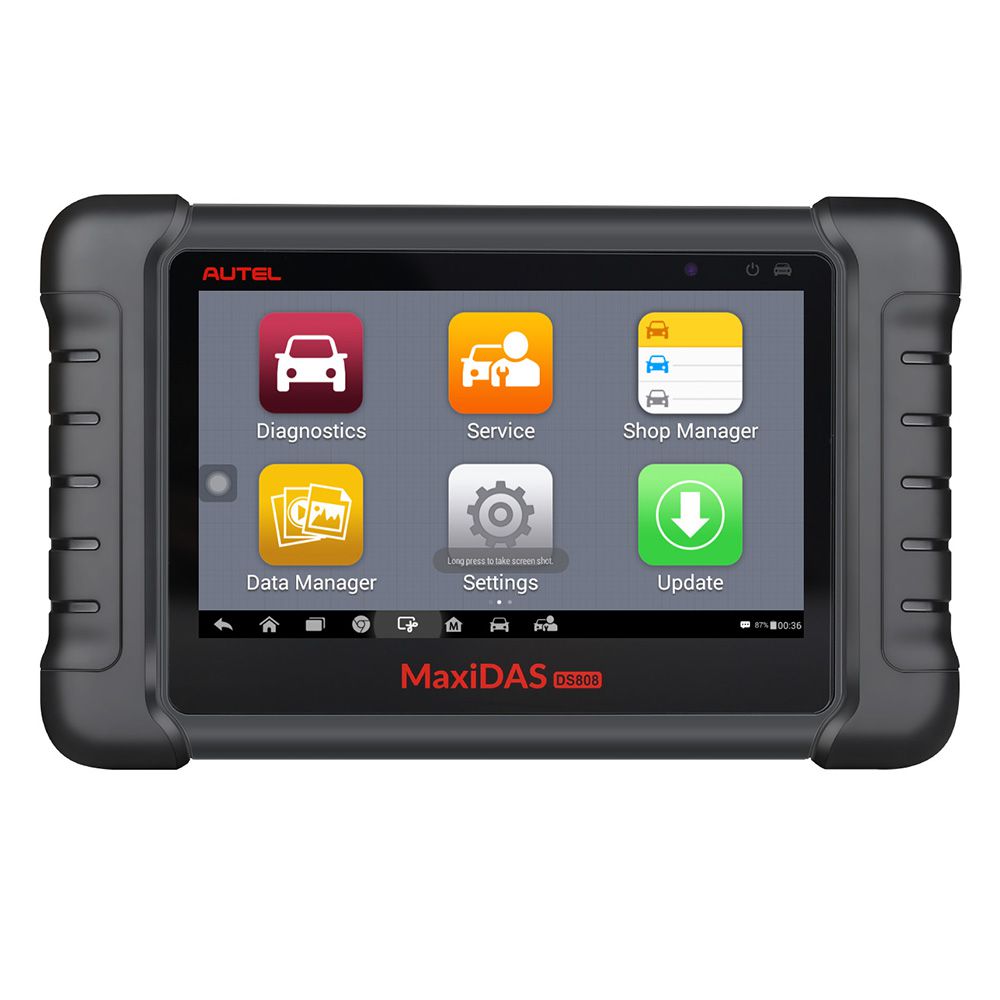 Original Autel MaxiDAS DS808K Tablet Diagnostic Tool Full Set Support Injector Coding & Key Coding