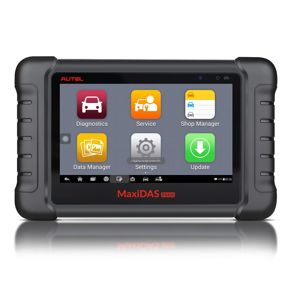 Original Autel MaxiDAS DS808K Tablet Diagnostic Tool Full Set Support Injector Coding & Key Coding