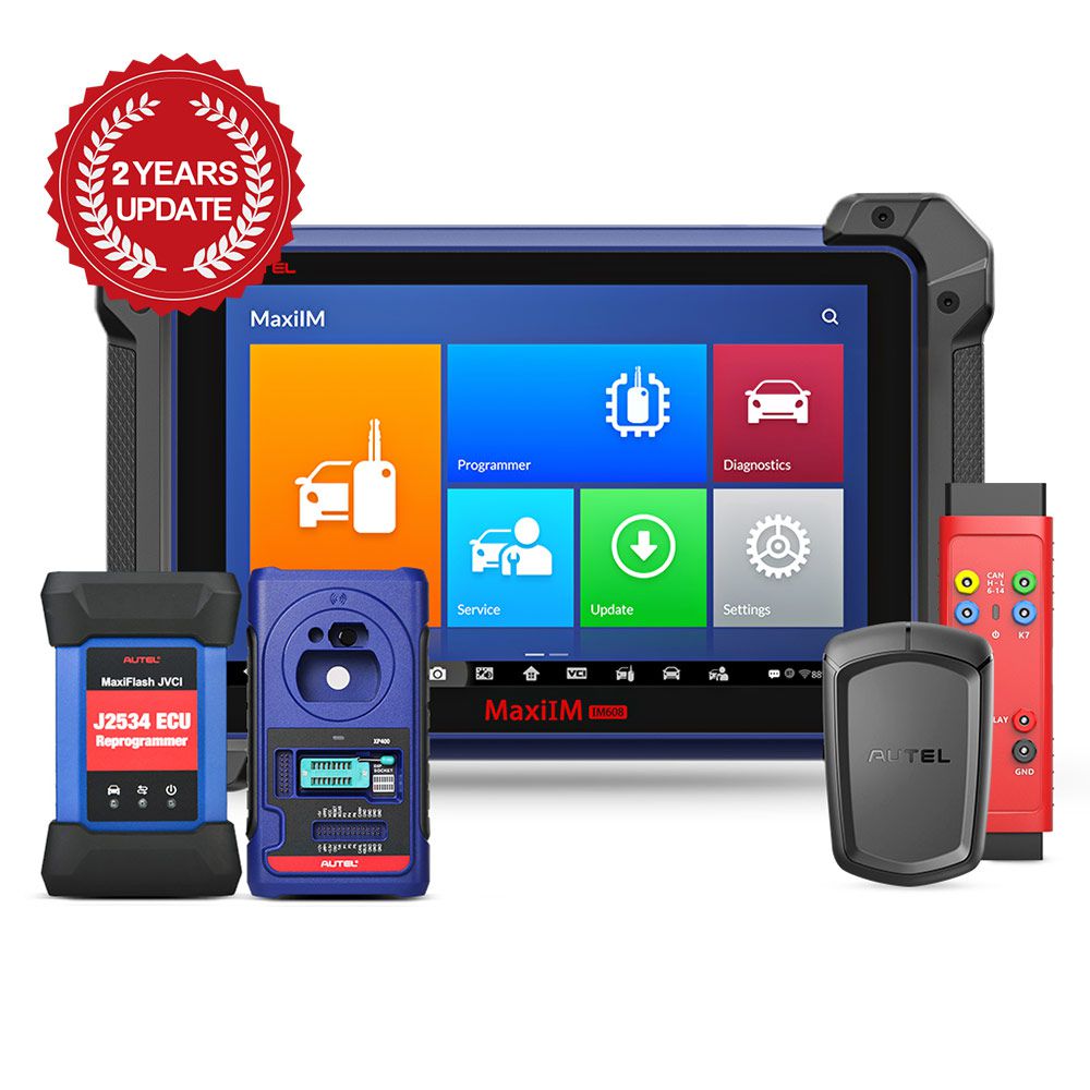 2023 Autel MaxiIM IM608 PRO Auto Key Programmer & Diagnostic Tool Plus APB112 Smart Key Simulator and G-BOX2