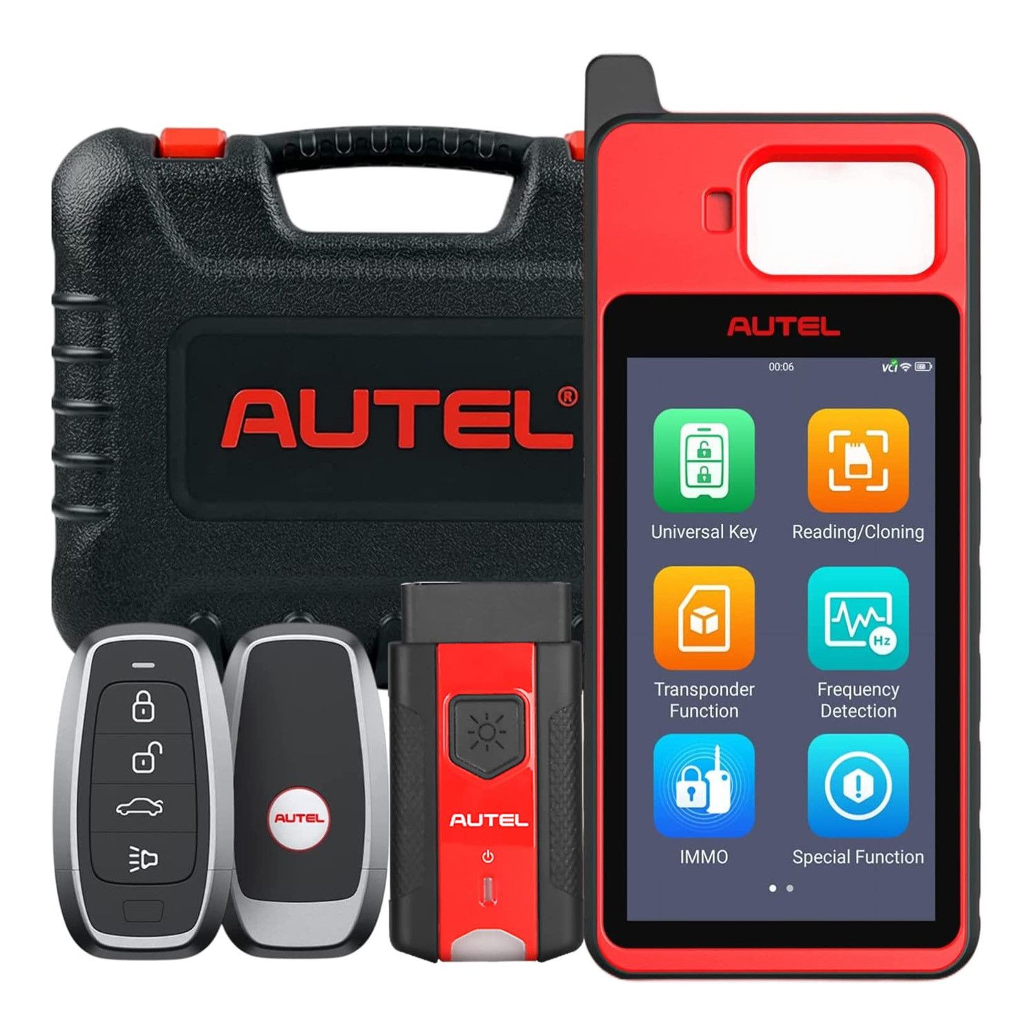 2023 Autel MaxiIM KM100 KM100E Universal Key Generator Kit Support Transponder Reading/ Cloning and IMMO Learning Free Update Online Lifetime