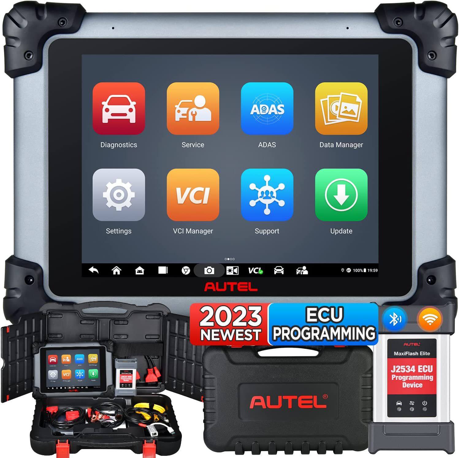 2023 Autel MaxiSys MS908S Pro II Diagnostic Scan Tool Support ECU Programming Coding Upgraded of MK908P/ MS Elite/ MS908S Pro Get free MaxiVideo MV108