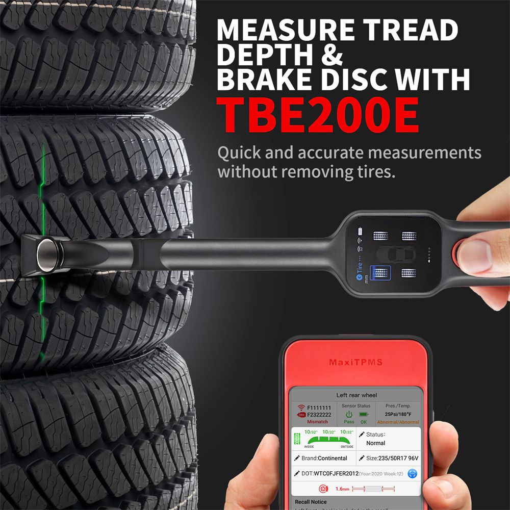 Autel MaxiTPMS ITS600E TPMS Relearn Tool Activate/Relearn All Sensors TPMS Diagnostic Scanner Compatible with TBE200/TBE100