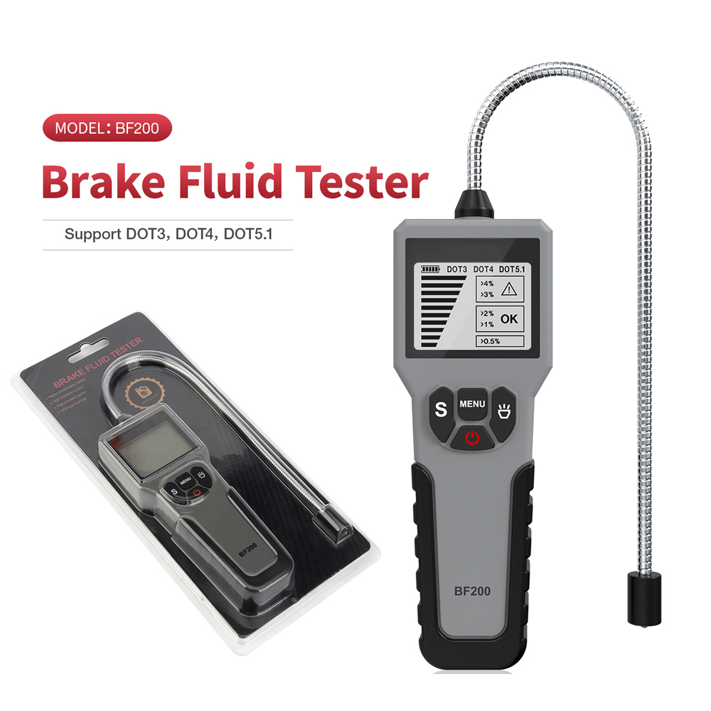 BELEY Digital Brake Fluid Tester - DOT3 DOT4 DOT5.1 Boiling Point Meter With 2.8 Inch LCD Screen