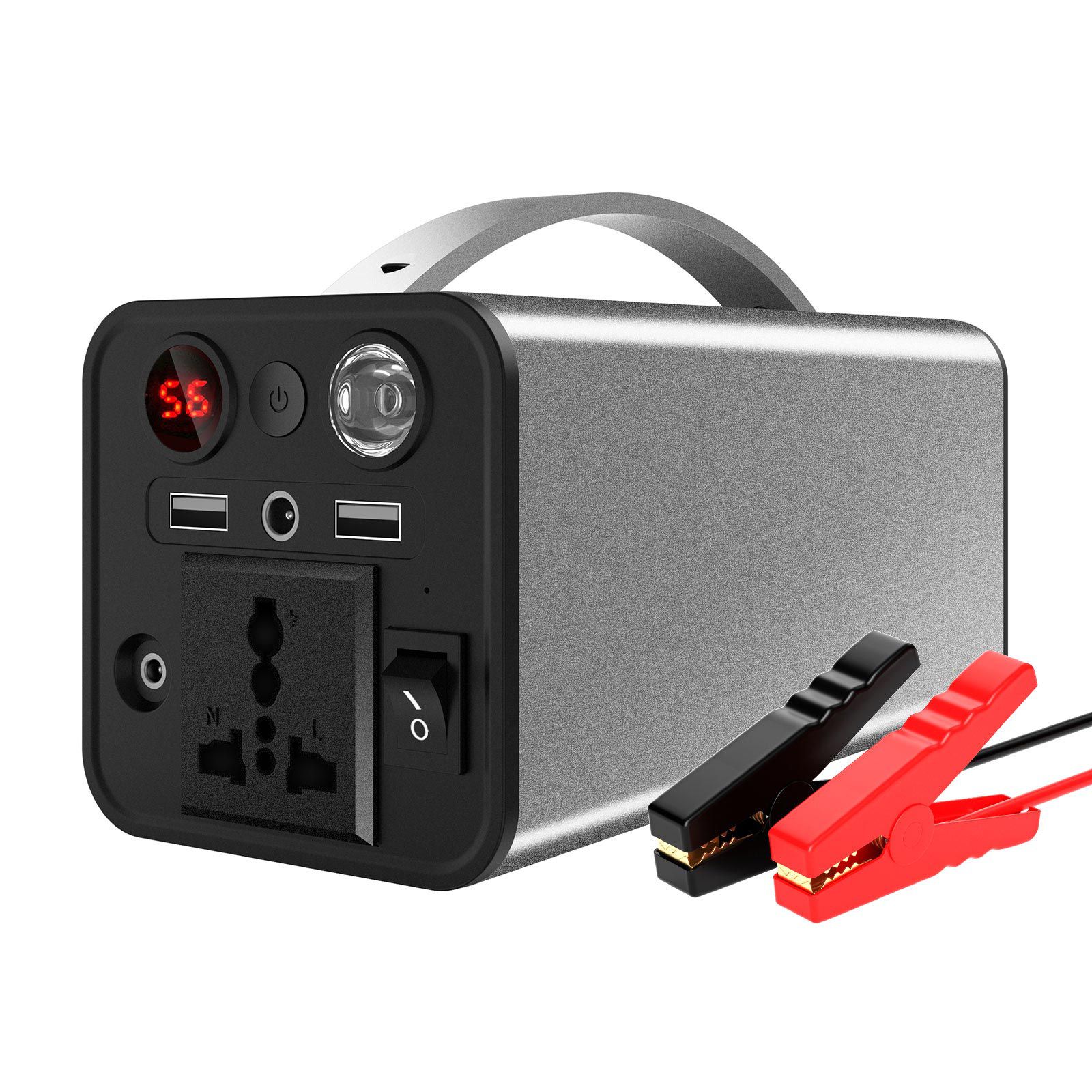 180W AC 110V 3-1 Car Jump Starter+Car Inverter+Outdoor Power Car Ignition Inverter Outdoor Power Supply