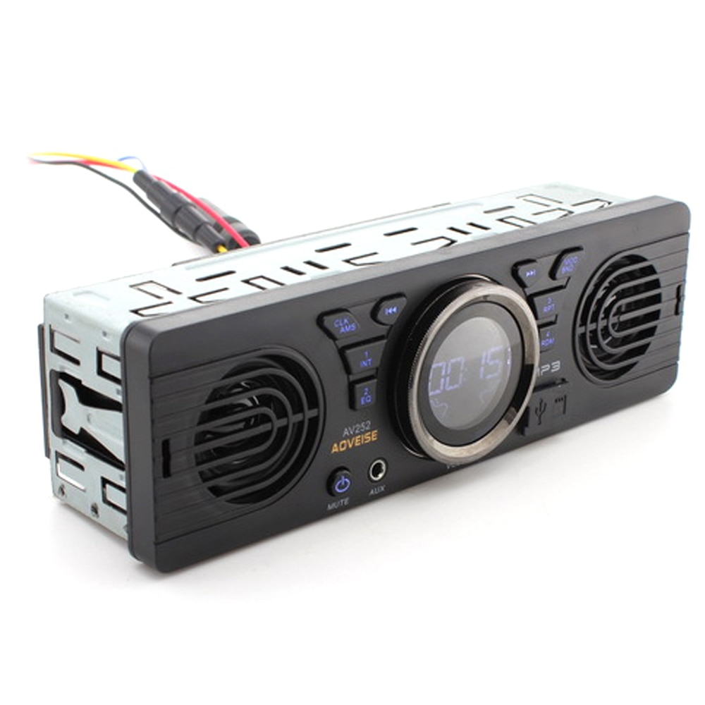 12.0V Car Secure Digital Memory Card MP3 Audio Electric Car Radio With Loudspeaker BT Host Speaker Car Radio Car Stereo