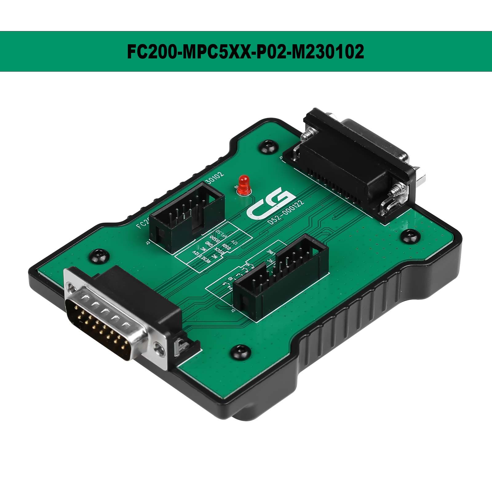 CG FC200 MPC5XX Adapter FC200-MPC5XX-P02-M230102 for BOSCH MPC5xx Read/Write Data on Bench Support EDC16/ ME9.0/ MED9.1/ MED9.5