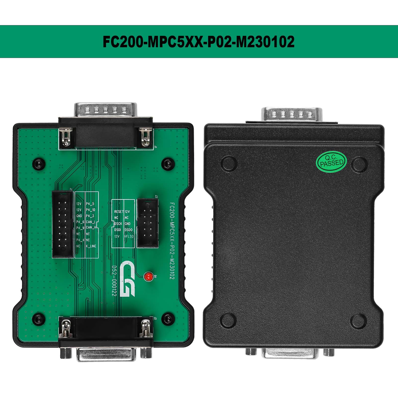 CG FC200 MPC5XX Adapter FC200-MPC5XX-P02-M230102 for BOSCH MPC5xx Read/Write Data on Bench Support EDC16/ ME9.0/ MED9.1/ MED9.5