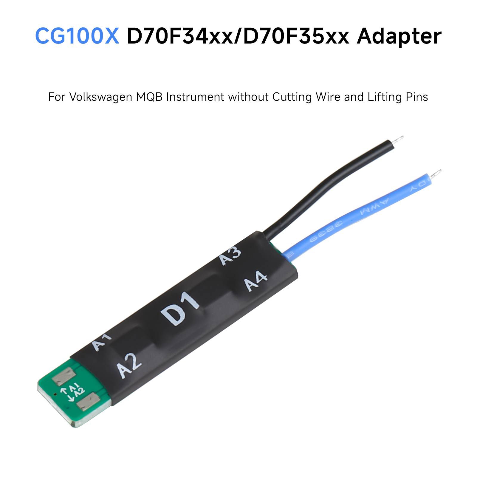 Newest CG100X D1 Adapter for VAG MQB D70F34xx D70F35xx Mileage Repair No Soldering No Lift Pin