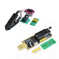 CH341A 24 25 Series EEPROM Flash BIOS USB Programmer Module + SOIC8 SOP8 Test Clip For EEPROM 93CXX / 25CXX / 24CXX DIY KIT