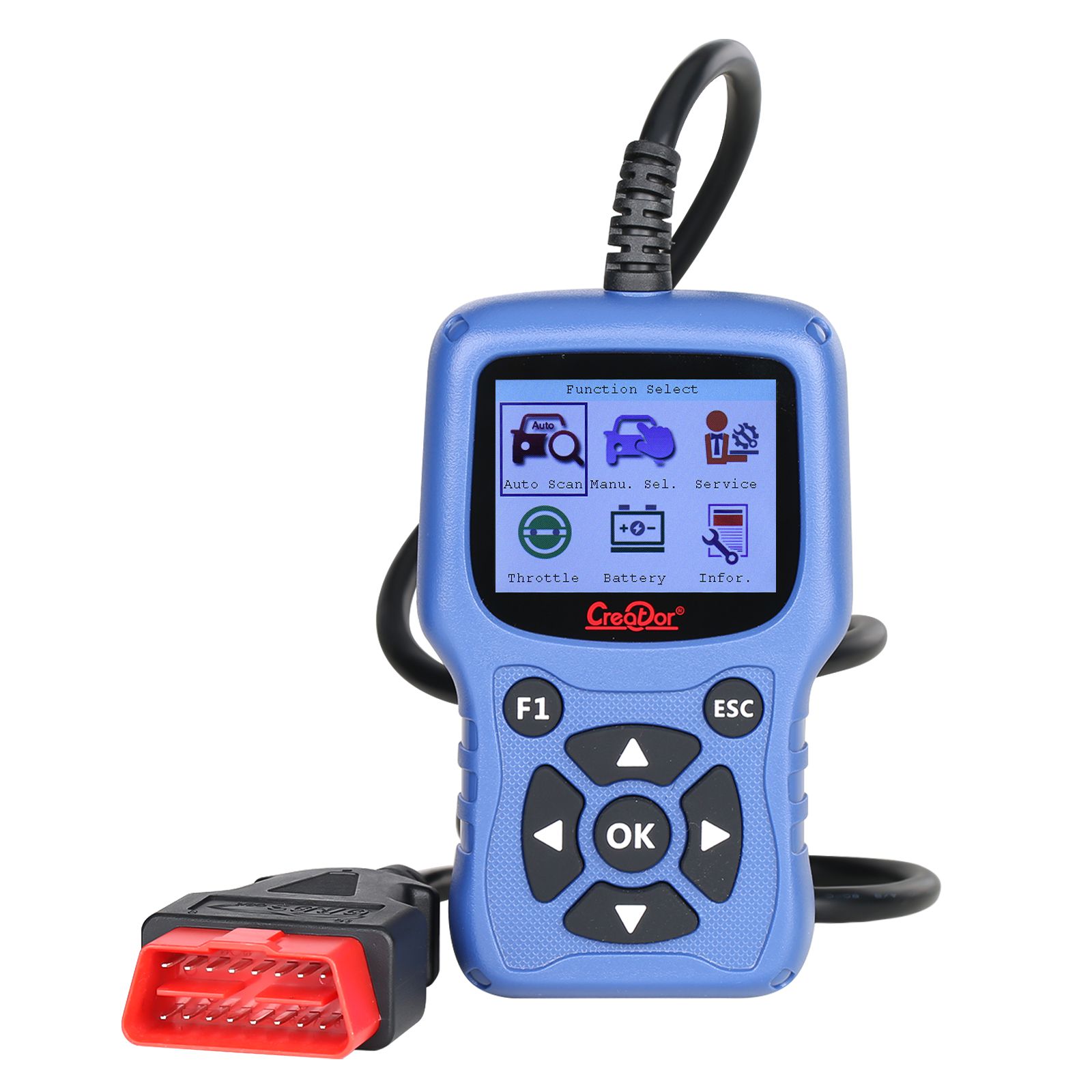 2024 Creator C420 BMW & OBDII Code Reader 4G Memory Support Multi-languages Update Version of Creator C110 V6.0 BMW Code Reader