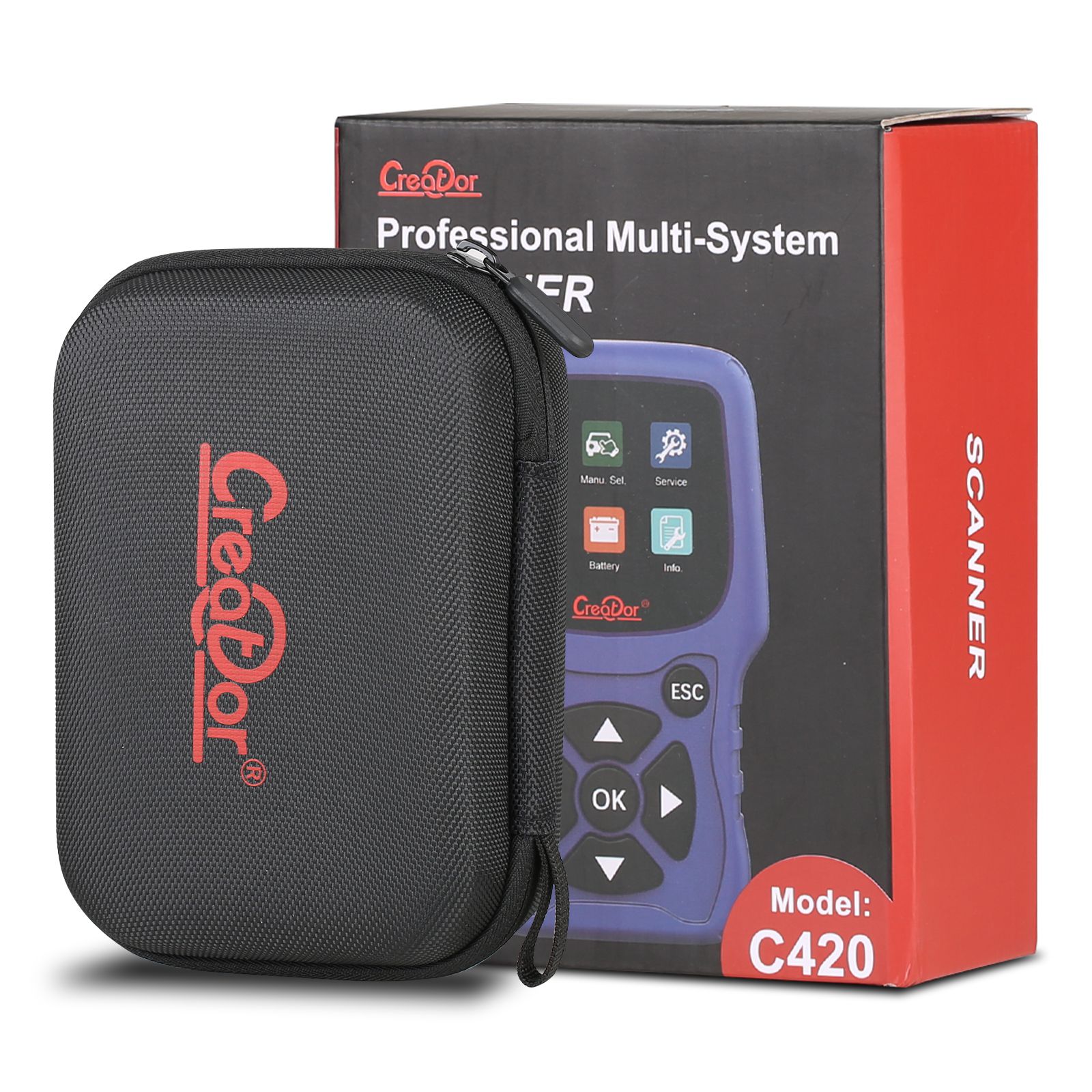 2024 Creator C420 BMW & OBDII Code Reader 4G Memory Support Multi-languages Update Version of Creator C110 V6.0 BMW Code Reader