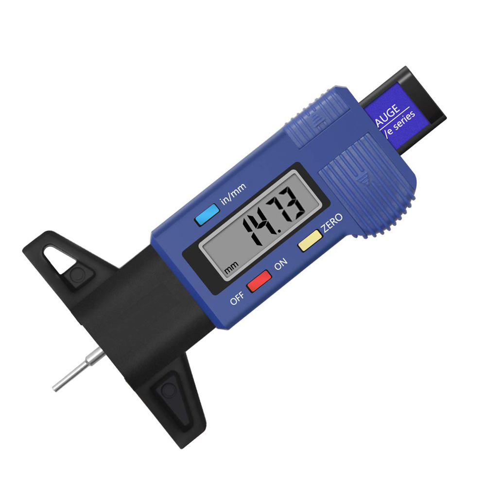 LCD Digital Car Tyre Tire Tread Depth Gauge Meter Auto Tire Wear Detection Measuring Tool Caliper Thickness Gauges Monitoring