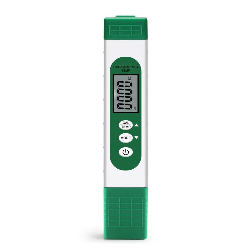 Digital Water Tester EC TDS Temp Meter With LCD Display 5-in-1 Multifunctional High Accuracy Water Test Meter For Hydroponics