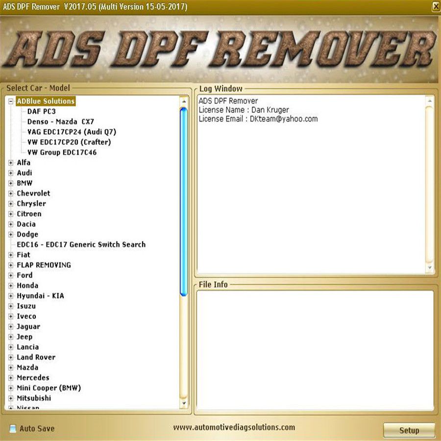 Professionale DPF+EGR REMOVER 3.0 Lambda Hotstart Flap,O2, DTC 2 Software Full 2017.5 Version