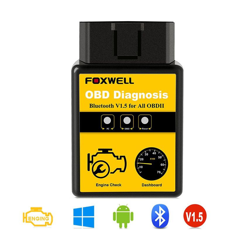 Foxwell OBD2 EOBD Automotive Scanner ELM327 Bluetooth Version Engine Code Reader OBDII OBD 2 Auto Scanner Car Diagnostic Tool